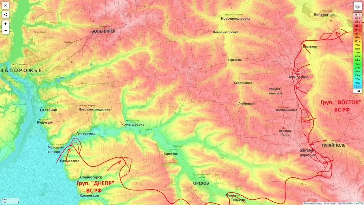 ВС РФ взяли под контроль важный узел ВСУ на границе Запорожской и Днепропетровской областей