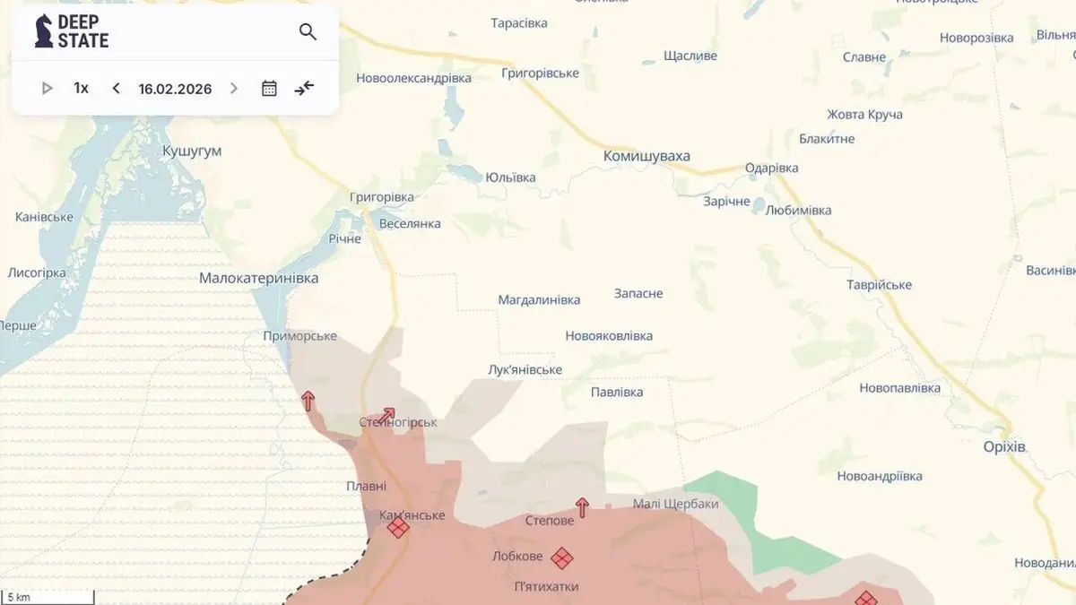 Российские войска пробиваются к Запорожью с юга