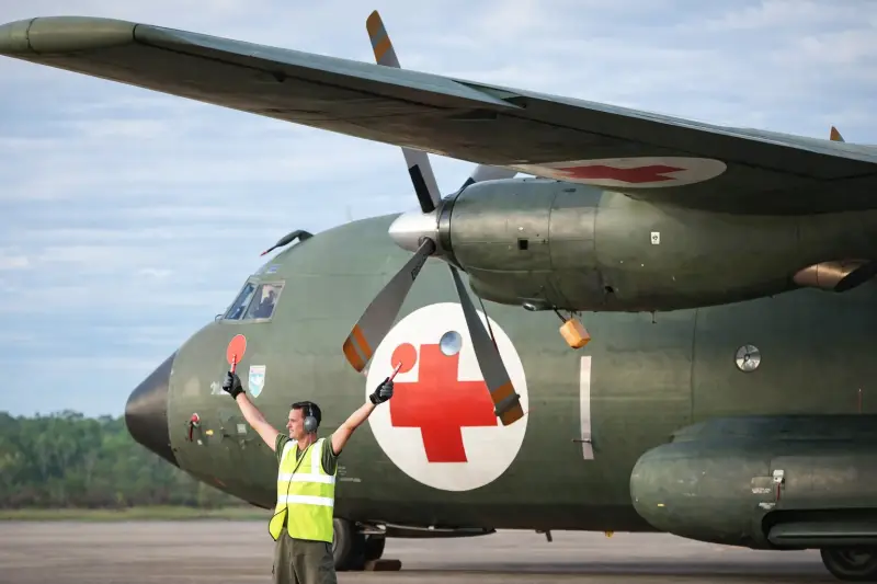 Санитарная авиация НАТО снова замечена в польском Жешуве