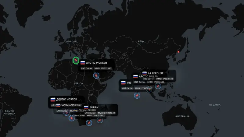 Средиземное море оказалось закрыто для российских газовозов