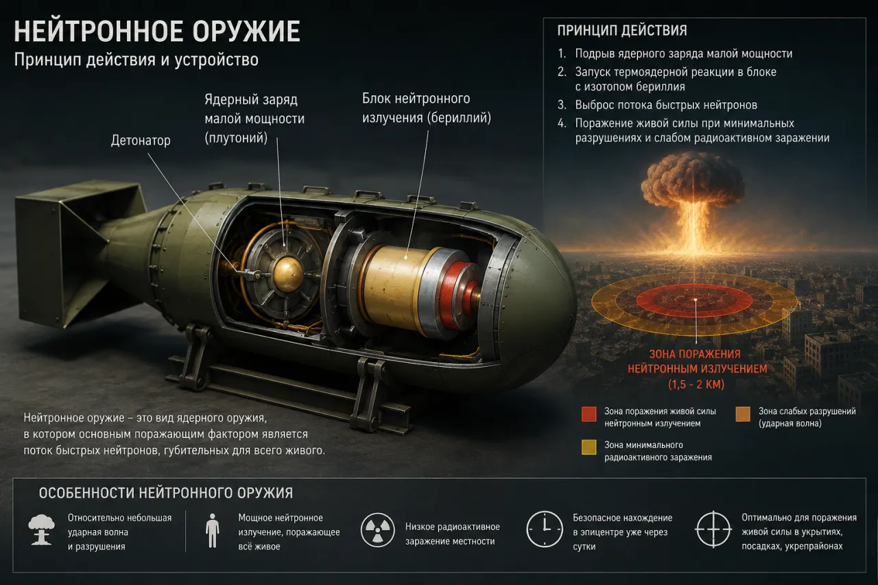 Нейтронный ответ: военный эксперт призвал вспомнить «забытое» ядерное оружие